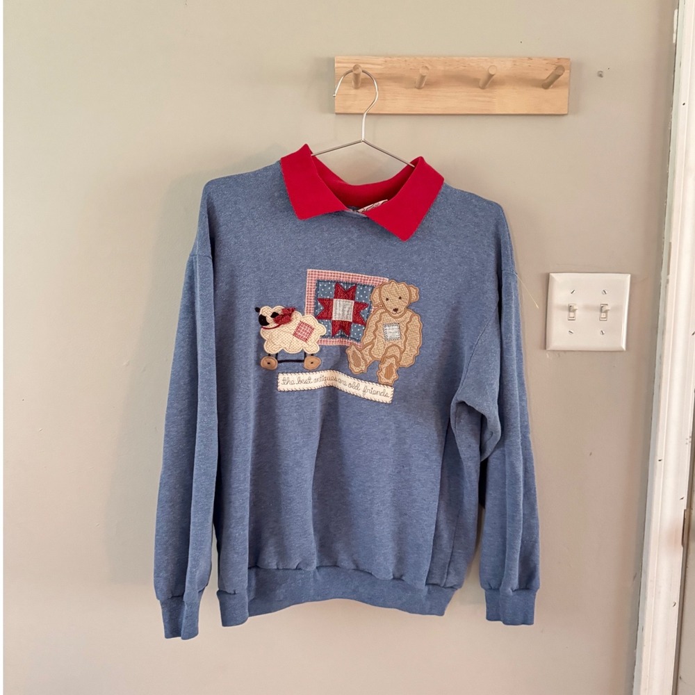Vintage embroidered granny core weather